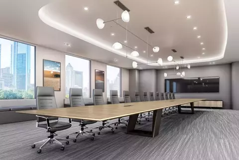 Enwork Expanse Boardroom with Credenza